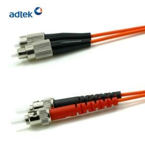 2.0mm 62.5/125 Om1 50/125 Om2 High Quality St/Upc-FC/Upc Duplex 3 Meterspvc/LSZH Patch Cord