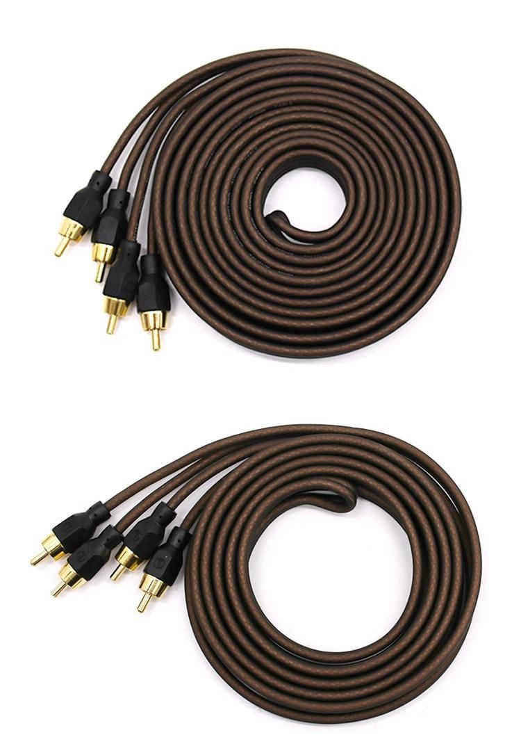 New Car Audio Cable High Quality Audio Cable Amplifier RCA Cable for Automotive