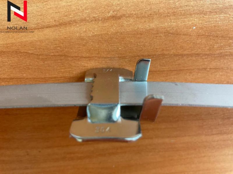 Ear Lokt Stainless Steel Banding Buckle It for Bundle Cable Pole