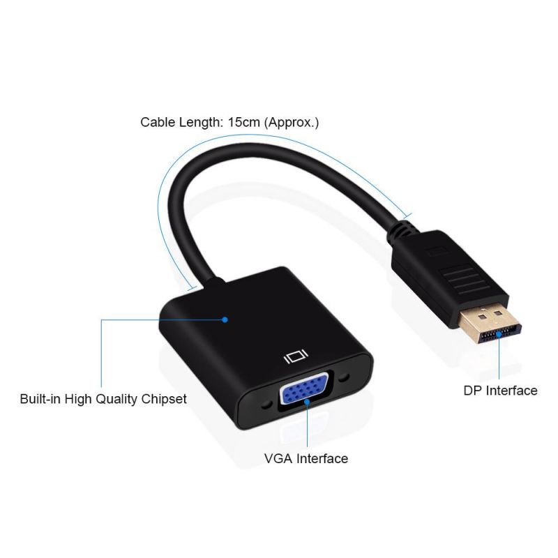 Displayport to VGA Cable