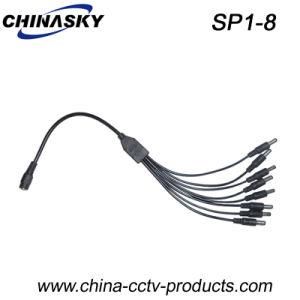 12mm 8 Way CCTV Power Supply DC Cable Splitter (SP1-8)