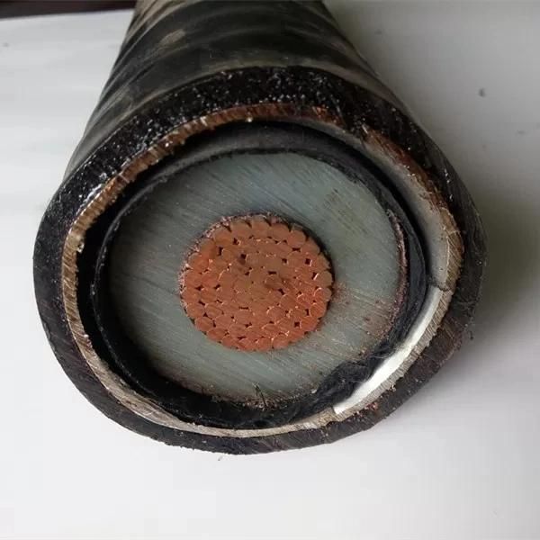 High Voltage DC Power Stranded Copper Cu XLPE LLDPE 250mm2 500mcm Wire 15 Kv Electrical Cable