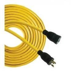 American UL/ETL AC Power Cord Outdoor Extension Cord with Triple Tap Lighted Outlet