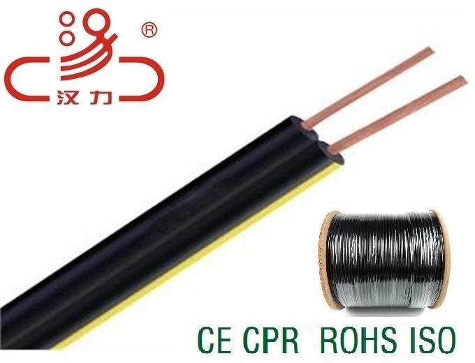 Drop Wire Cable & Telephone Cable 2X22AWG and 8 Structure