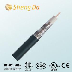 Rg 6u RF CATV Communication Coaxial Cable Quad Shield