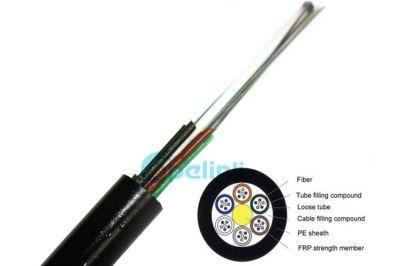 Outdoor Fiber Cable 2-144 Core Singlemode Fiber Optic Cable GYFTY