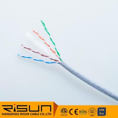Competitive Price 0.57mm Bc Onductor PVC Jacket UTP CAT6 Outdoor LAN Cable