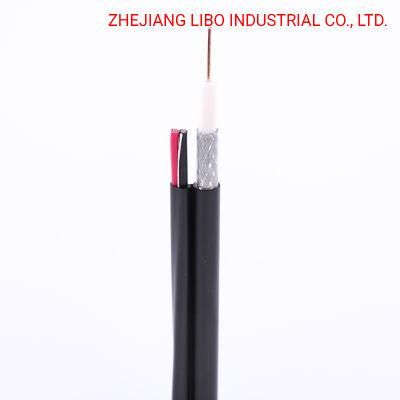 305m Factory Price RG6 Rg59 CCTV CATV Coaxial Cable Black Jacket