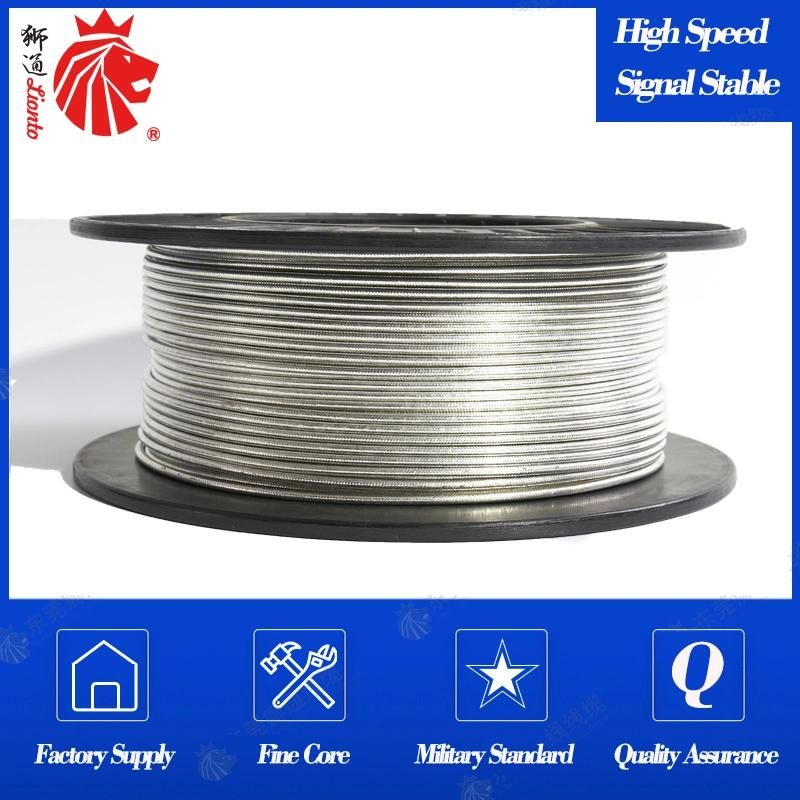 RF1.13 Coaxial Cable RF0.81 RF0.64 RF1.37 Silver Plated Copper 50ohm Suitable for The Microwave Equipment, Wireless Communication Systems