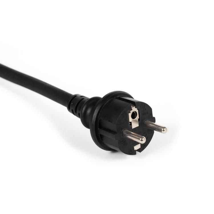 VDE Certification European Waterproof IP44 Schuko Cee7/7 Plug of Three Core Power Cord