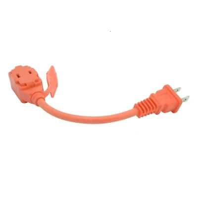New Design Us Standard 2pins AC Power Extension Cord