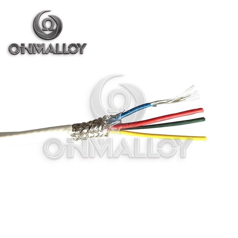 4X24AWG Type J Thermocuple Cable Fiberglasss Insolation with Stainless Steel Braid Shield