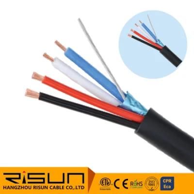 1 Pair 24 AWG &amp; 2 Core 20 AWG Multimedia Control Cable
