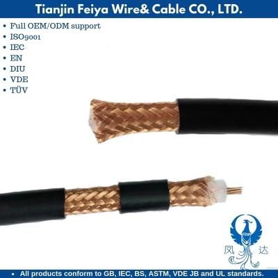 CCTV Transmission Line Radio Frequency Signals Computer Network Sheild Communication Cable RG6 Rg11 Rg174 Copper Electric Power Cable