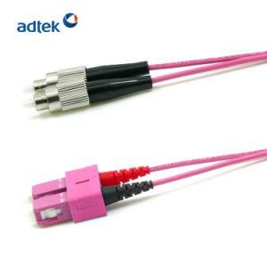 Cable Meters Sc- FC2 Core 50/125 Om1 Multimode Duplex Fiber Optic Patch Cord