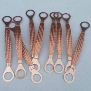 Tinned 6mm2 Flat Braided Ground Strap