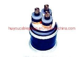 Heat Resistance XLPE Insulated PVC Sheath Mv Power Cable
