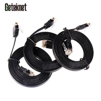 Gcabling Cat. 5e Cat. 6A Ethernet Flat LAN Patchcord for RJ45