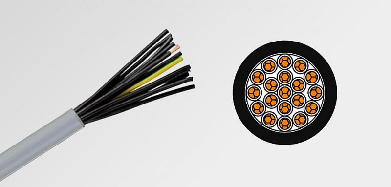 Multi Core Earth Control 0.6/ 1kv PVC 2, 5 mm2 Control Cable 6c+E 8c+E 10c+E