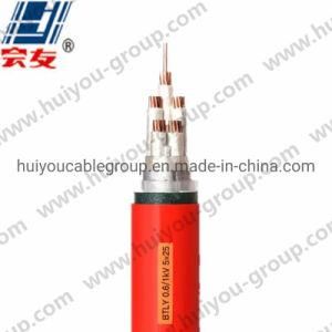 Flame Retardant Low Smoke Zero Halogen High Temperature Resistant Flexible Mineral Insulated Power Cable Btly 1kv 5core X 25mm2 Cable