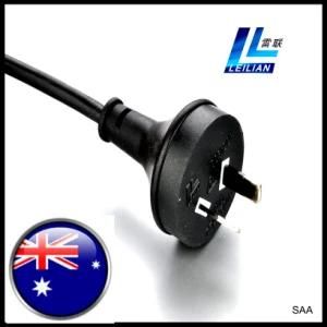 2-Pin Australia SAA Certified Power Cord Plug From Ningbo Factory