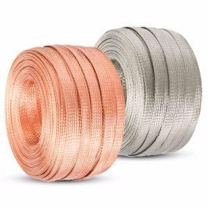 Flat Tinned Copper Braid Wire for Grounding