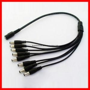 High Quality 12V CCTV Camera DC Power Cable &amp; DC Power Cord with 5.5X21. Mm Plug