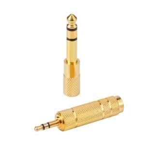 Headphone Adapter 6.35 mm Male to 3.5 mm Female Stereo Adapter Plus 3.5 mm Stereo Male to 6.35 mm Stereo