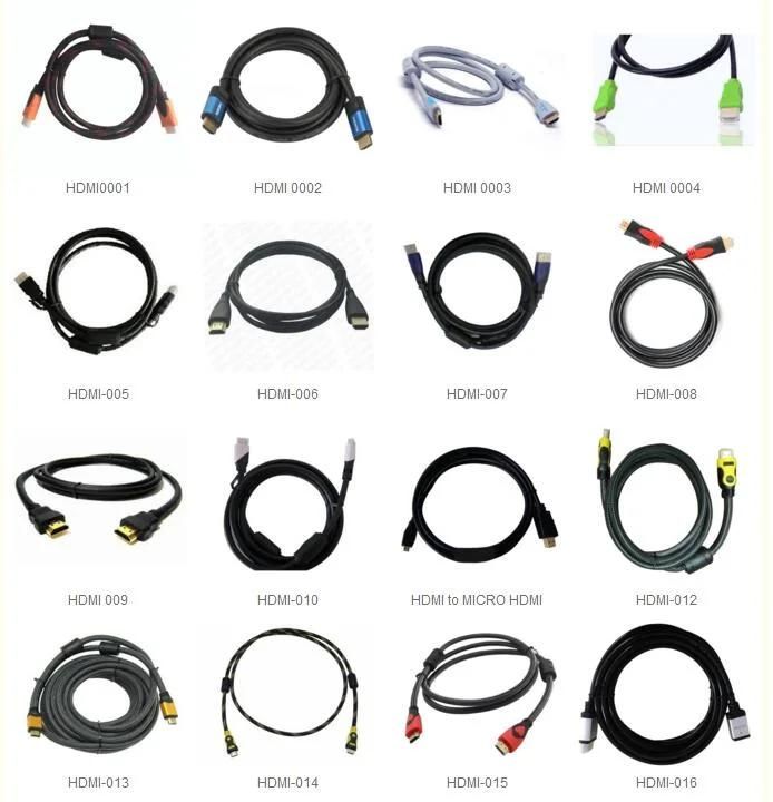 1080P HDMI Cable/V1.3 V1.4 High Speed Golden Plated Plug HDMI