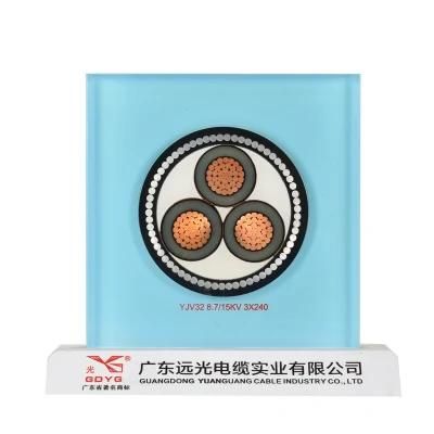 Copper Conductor XLPE Insulated, Steel Tape Armored, PVC PE Sheathed Power Cable.