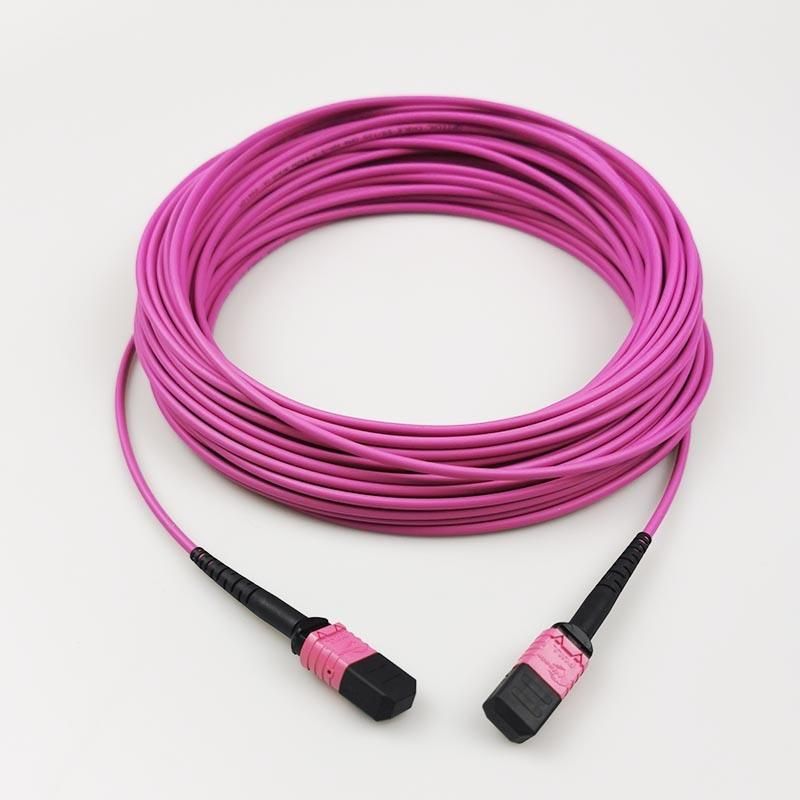 Telecommunication Equipment MPO/Upc to MPO/Upc Om4 Fiber Optic Cable