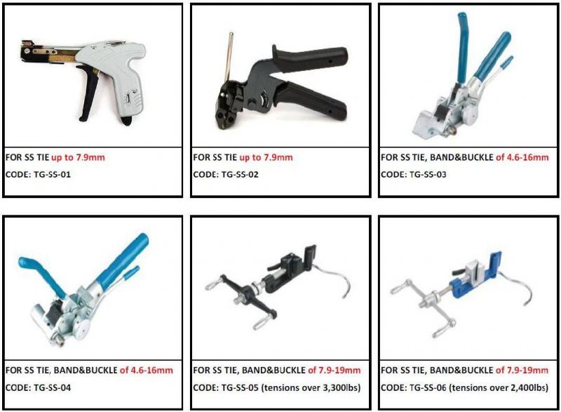 Automatic Stainless Steel Cable Tie Gun for Easily Bunding
