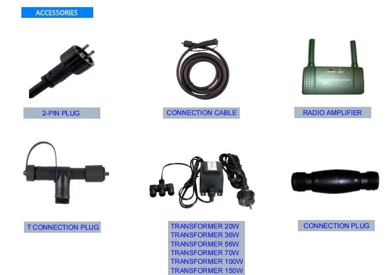1m Connection Cable with 2-Pin Plug for Single Color Light<Sb1211>