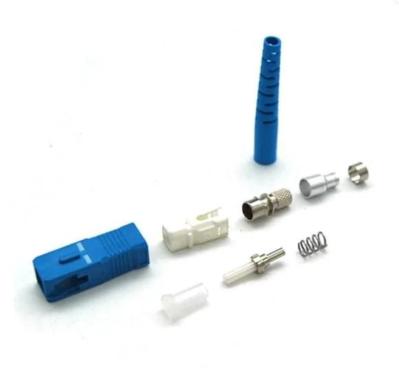 Factory Fiber Optic Sc APC Upc Fiber Optic Fast Connector FTTH Fast Connector Assembly Connector