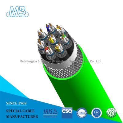 Customized Color Cross-Linked Polyolefin Electric Cable with -40 ~ +85&ordm; C Working Temperature